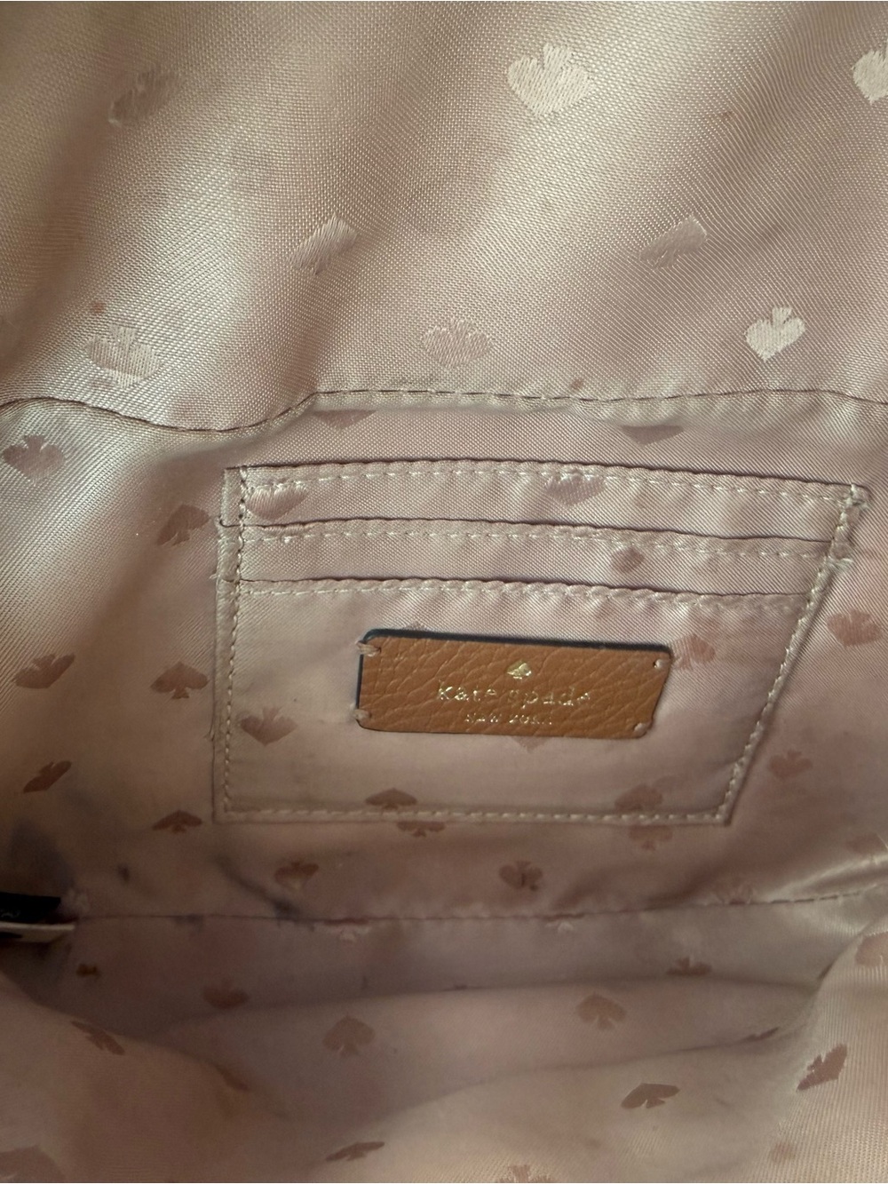 kate spade Tan Pebbled Leather Mini Crossbody - Picture 5 of 6